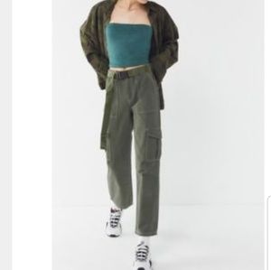 bdg black contrast stitch skate jeans